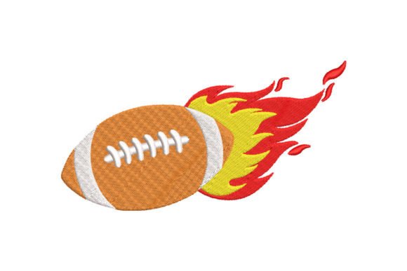 Football Embroidery Design