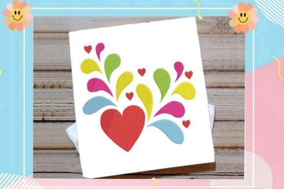 Rainbow Heart Embroidery Review